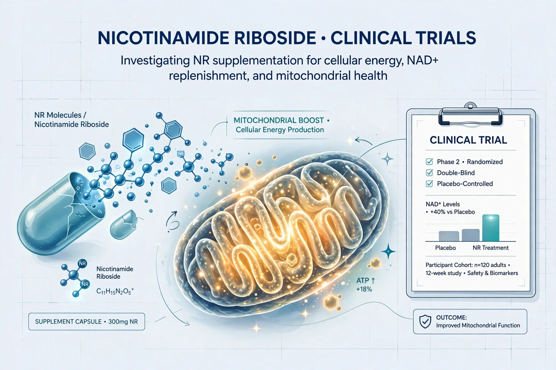 NR (nicotinamide riboside): the human trial record