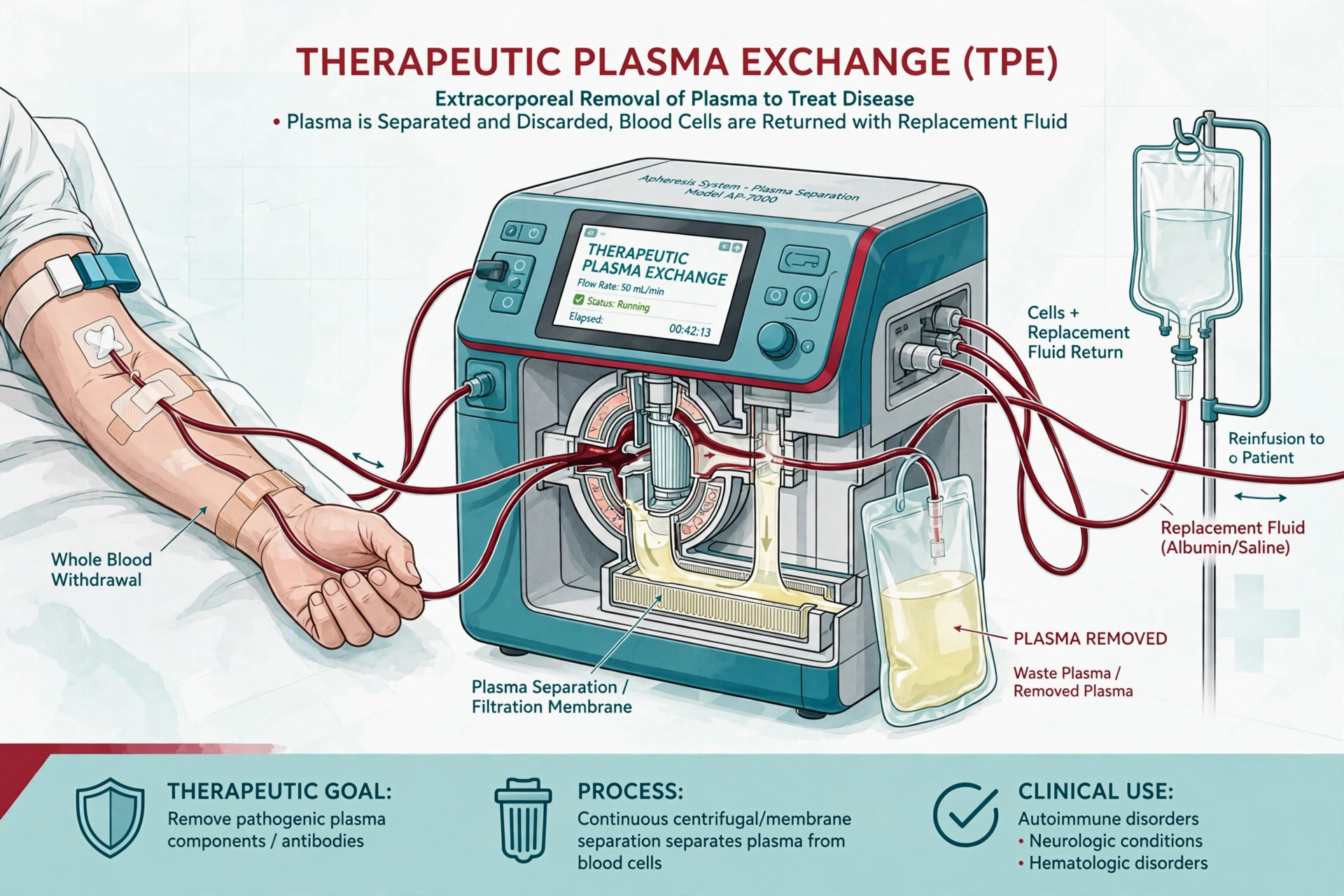 Therapeutic plasma exchange and mitochondrial health