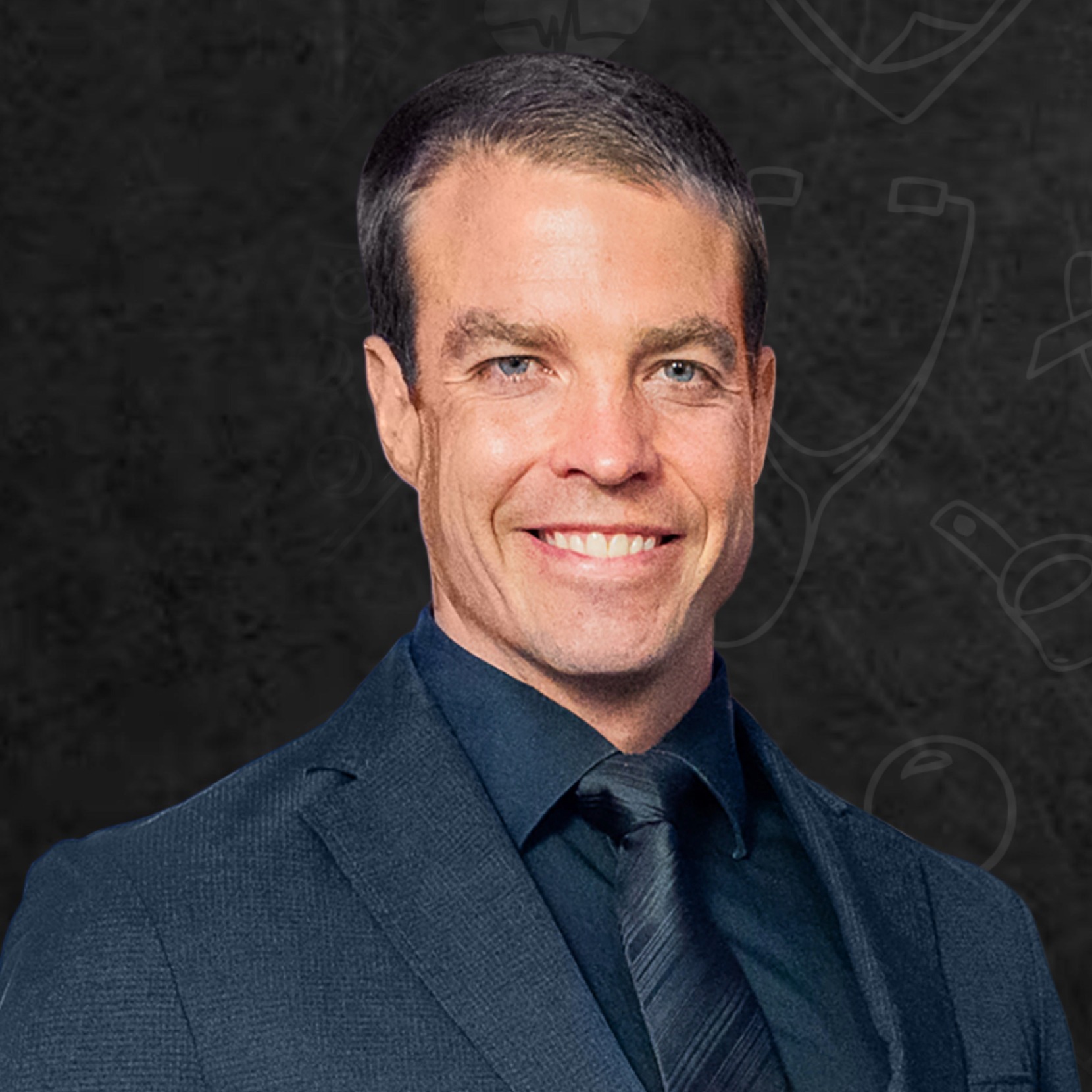 Dr. Tyler LeBaron, molecular hydrogen researcher and founder of the Molecular Hydrogen Institute, studio portrait from the A Healthy Point of View podcast episode artwork
