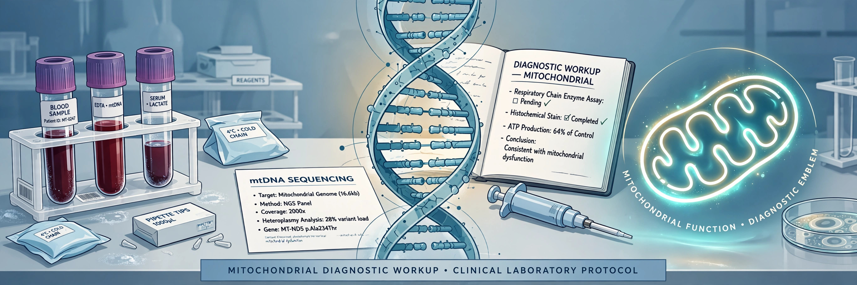 What a validated mitochondrial workup measures