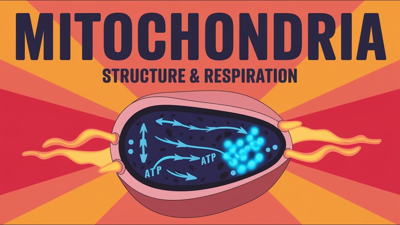 Video thumbnail: Mitochondria Explained | Structure, Components, Functions & Energy Production
