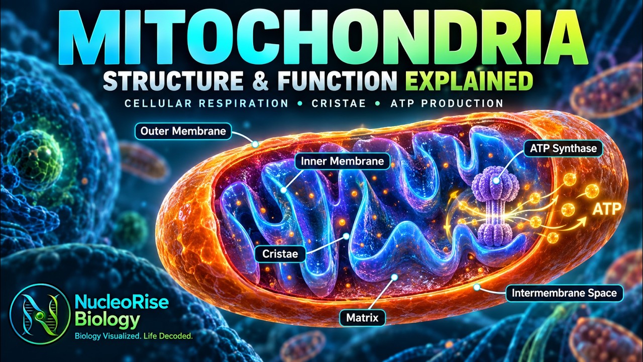 Video thumbnail: Mitochondria Structure & Function Explained