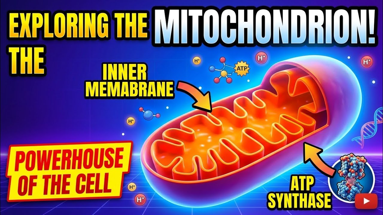 Video thumbnail: Mitochondria: 3D Structure & Function Explained